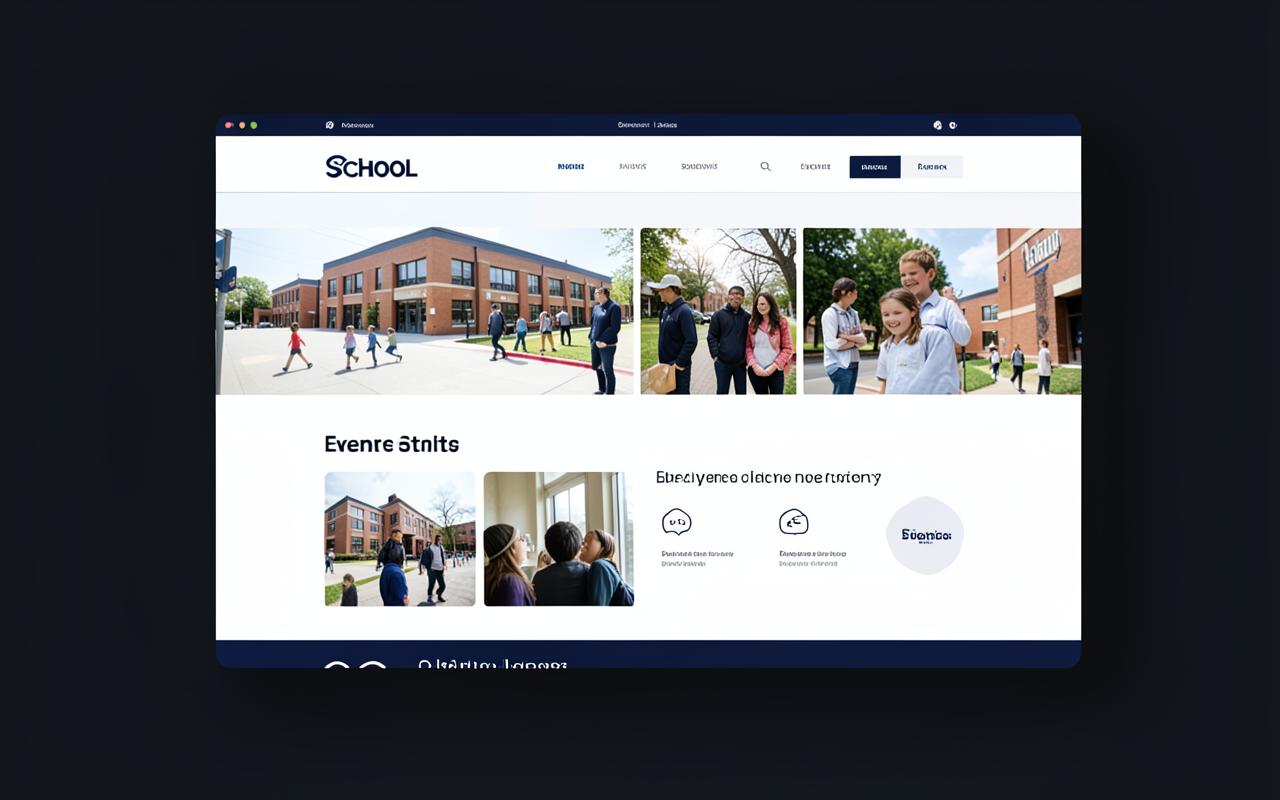 Auxilium Convent School Website screenshot 1 of 2